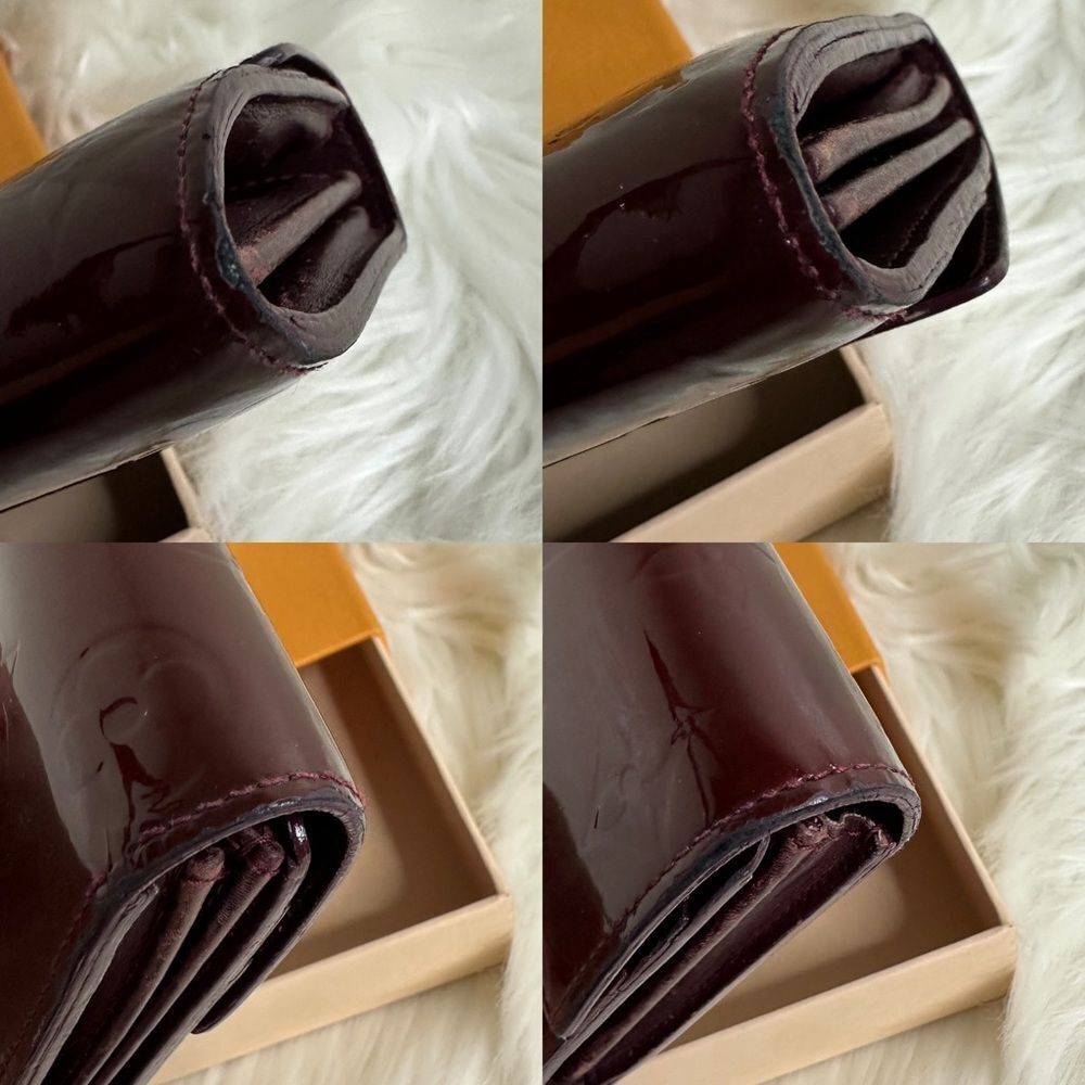 💯 Authentic Louis Vuitton Vernis  Sarah Long Wallet🍀 - Picture 11 of 16